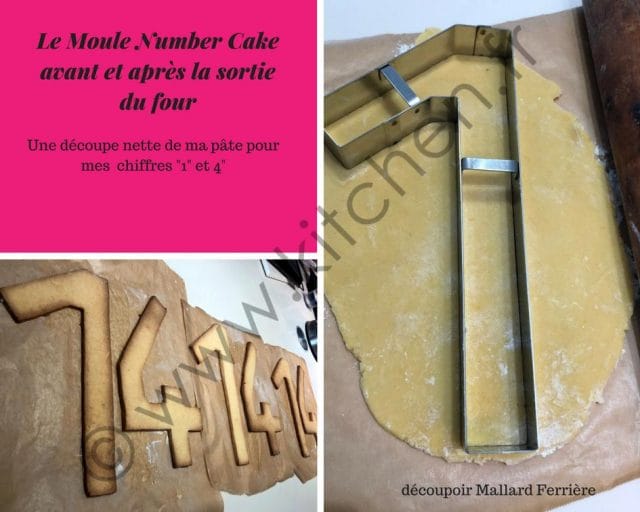 Découpoir chiffres 32 cm Number cake - Moule cake design